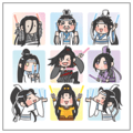 魔道祖師_全員打Call陶瓷吸水杯墊