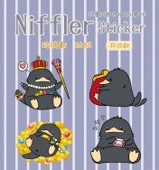 【怪獸與他們的產地】玻璃獸(Niffler)貼紙