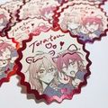 【認親禮】JK虎狗燙金餅乾貼紙