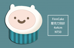 Adventure Time FinnCake壓克力別針