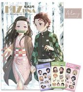 〖鬼滅之刃｜ 畫集+貼紙套組〗【KIZUZA羈絆】中文同人誌 三款貼紙任選一款｜antweiyi