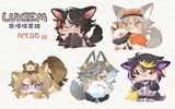 LUXIEM 氣噗噗套組 防水貼紙