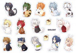 IDOLiSH7獸耳屁屁貼紙