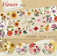 Flower花 原創和紙膠帶套組