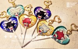 ◆合奏明星／あんスタ／偶像夢幻祭◆心型棒棒糖吊飾 零.凜月.一彩.燐音.HiMARU.風早 共6款愛心