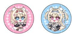 FUWAMOCO5公分星星膜胸章