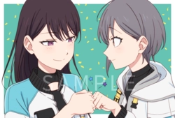 燈希碰拳明信片(無料)