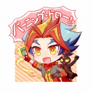 遊戲王VRAINS 炎組壓克力吊飾