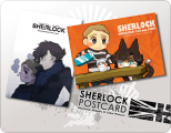 SHERLOCK明信片二枚組