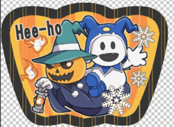 [真女神轉生5]雙傑克萬聖南瓜浮雕木片