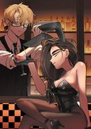 luhyu酒保兔女郎明信片