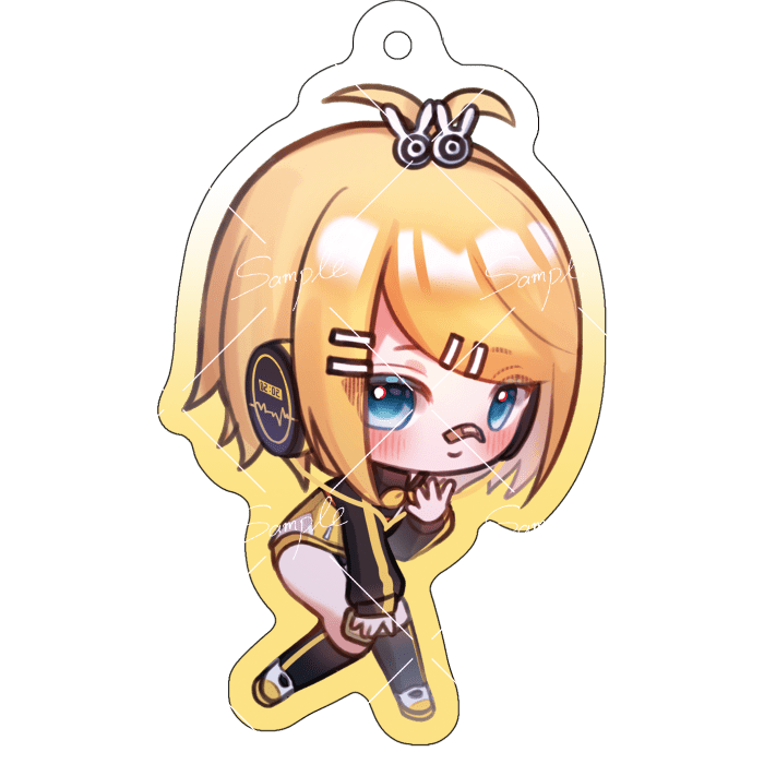 鏡音鈴吊飾