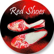 【紅鞋子】原創水彩和紙膠帶