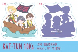 KAT-TUN 10KS 雙面透明吊飾