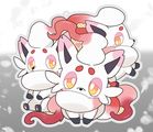 【Pokemon】洗翠-索羅亞 透明雙面壓克力吊飾
