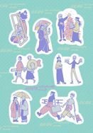 夏五美大paro 星星膜貼紙