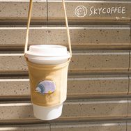 【SKYCOFFEE】 Cup of Coffee 電繡燙布杯套