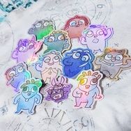 新世界狂歡 - 布儡達令風貼紙