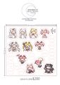 【美少女戰士】迷你壓克力立牌組（月亮母女、小小、黑色淑女、妮赫蕾妮雅）