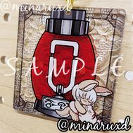 來自深淵 娜娜奇 海棠窗花壓克力吊飾