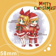 Merry Christmas!! 鏡音聖誕限定胸章☆