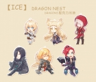 【ICE│DragonNest】龍系列壓克力吊飾 (含特典布袋)