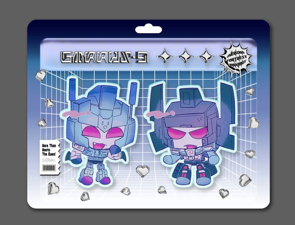變形金剛 IDW 霸福 立體盒玩 組裝壓克力吊飾