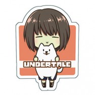 【Undertale】Frisk&amp;Annoying dog壓克力吊飾