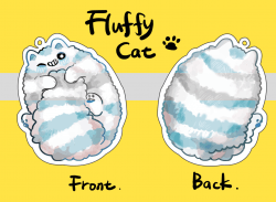 Fluffy Cat 吊飾