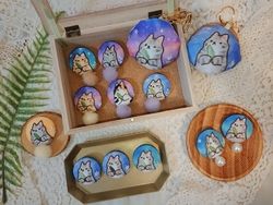 【台灣貓貓】手作刺繡別針2.0版