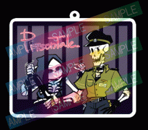 Undertale prisontale同人壓克力吊飾