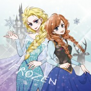 Frozen冰雪奇緣眼鏡布(艾莎.安娜)