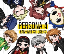 《Persona 4》自稱特別搜查隊 全斷貼紙組