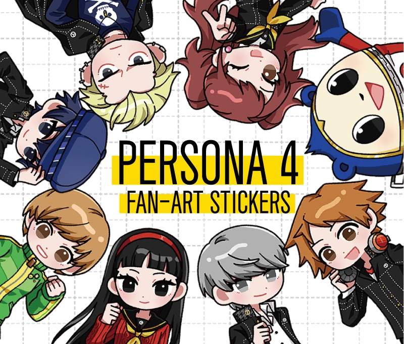 《Persona 4》自稱特別搜查隊 全斷貼紙組