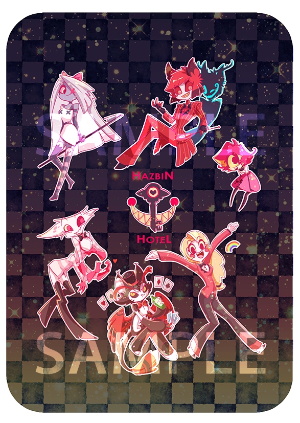 Hazbin Hotel｜旅館全員卡套夾
