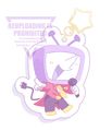 Deltarune | Tenna 彩虹鐳射壓克力板吊飾