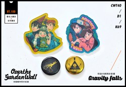 OTGW&amp;GF壓克力+金屬色徽章套組