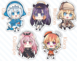 hololive myth 7cm 透明雙面掛件