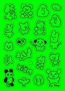 I'm fine夜光貼紙