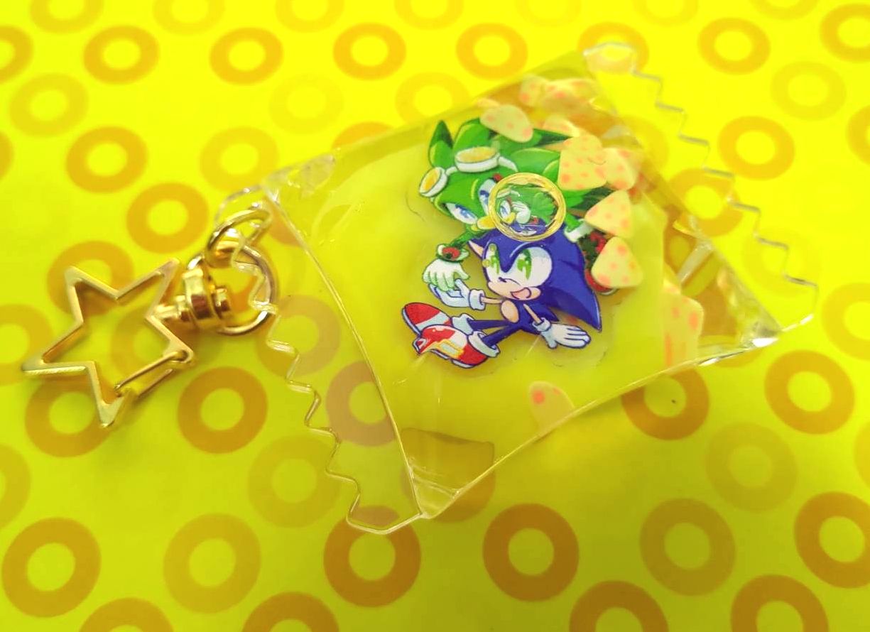 sonic二創-入油鑰匙圈:sonjet
