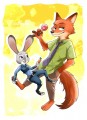ZOOTOPIA明信片