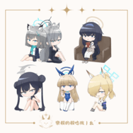 【殽】壓克力吊飾｜白子&amp;白子*TERROR、憂、妃姬、季(兔女郎)、環奈(泳裝)｜蔚藍檔案