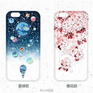 【山市創品】原創櫻花/星球手機軟殼（預購限定）