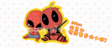 Spideypool壓克力徽章