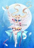 美少女戰士 同人 永恆水手月亮Eternal sailor moon 氣壓山河 A5星星膜簽名板(非賣品)