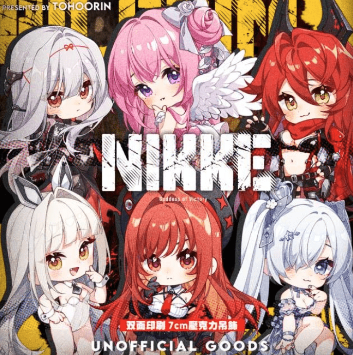 妮姬 7CM同人雙面壓克力吊飾 NIKKE 桃樂絲 灰姑娘 小紅帽 紅蓮 拉毗