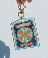 復古明星海棠窗花吊飾