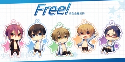 Free! 角色金屬吊飾