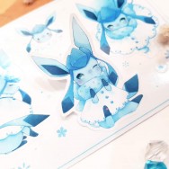 【Pokemon】冰伊布 穿衣系列 刀模貼紙