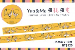 &lt;原創系&gt; ♥YOU&amp;ME 相親相愛♥ 紙膠帶